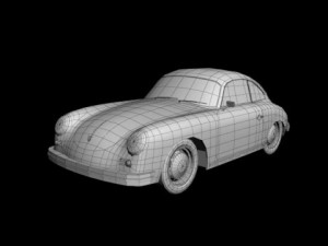 porsche 356 Modelo 3D
