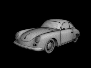 porsche 356 Modelo 3D