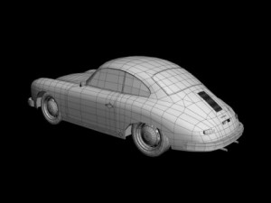 porsche 356 Modelo 3D