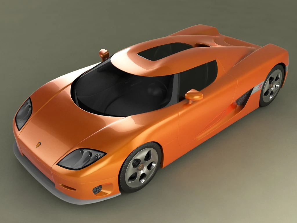 koenigsegg ccr 3D Model .c4d .max .obj .3ds .fbx .stl .blend