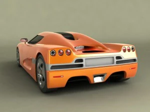 koenigsegg ccr 3D Model