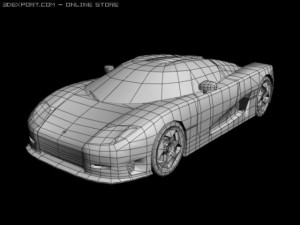 koenigsegg ccr Modelo 3D