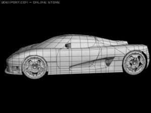 koenigsegg ccr Modelo 3D