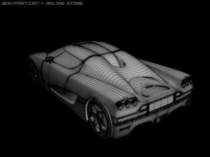 koenigsegg ccr Modelo 3D