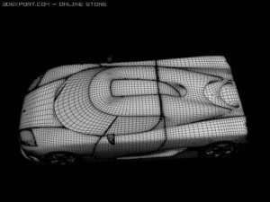 koenigsegg ccr 3D Model