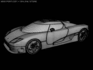 koenigsegg ccr 3D Model