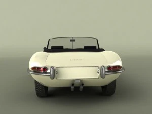 jaguar e type 3D Model