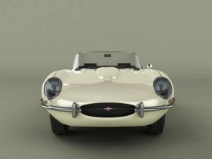 jaguar e type 3D Model