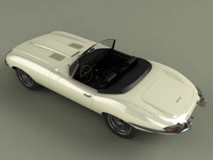 jaguar e type 3D Model