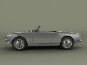 alfa romeo giulietta spider 1959 Model 3D