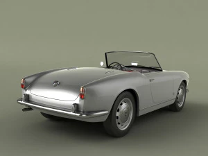 alfa romeo giulietta spider 1959 3D Model