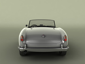 alfa romeo giulietta spider 1959 Model 3D