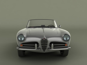 alfa romeo giulietta spider 1959 Model 3D