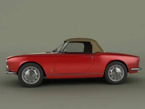 alfa romeo giulietta spider 1959 3D Model
