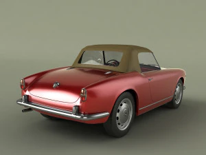 alfa romeo giulietta spider 1959 3D Model