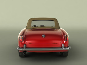 alfa romeo giulietta spider 1959 Model 3D