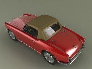 alfa romeo giulietta spider 1959 Model 3D