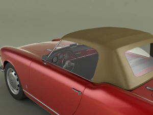 alfa romeo giulietta spider 1959 3D Model