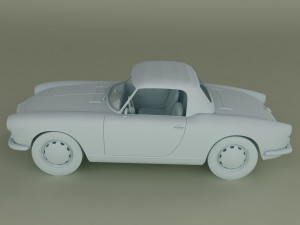 alfa romeo giulietta spider 1959 Model 3D