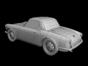 alfa romeo giulietta spider 1959 3D Model