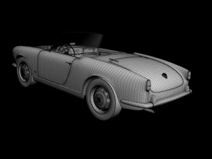 alfa romeo giulietta spider 1959 Model 3D