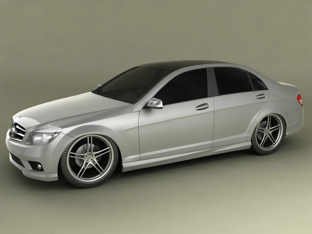 mercedesbenz c class 3D Model .c4d .max .obj .3ds .fbx .stl .blend 