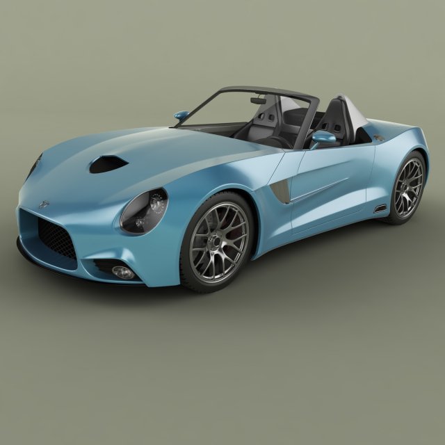 puritalia 427 3D Model .c4d .max .obj .3ds .fbx .stl .blend 