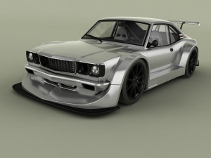 mazda rx3 racing 3D Model