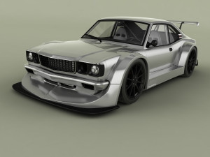 mazda rx3 racing 3D Модель