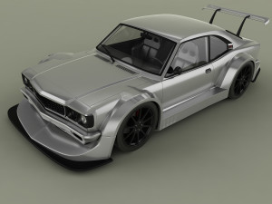 mazda rx3 racing 3Dモデル