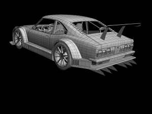 mazda rx3 racing 3Dモデル