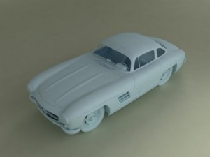 mercedesbenz 300sl  gullwing 3D Модель