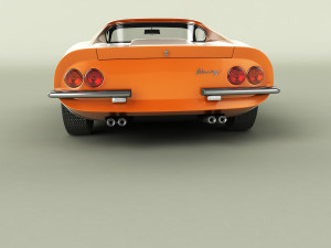 dino ferrari 206gt prototipo2 Model 3D