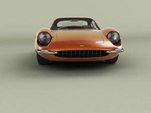 dino ferrari 206gt prototipo2 Model 3D