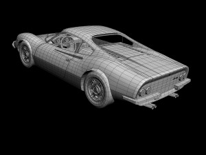 dino ferrari 206gt prototipo2 Model 3D