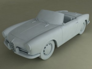 alfa romeo giulietta spider 3D Модель