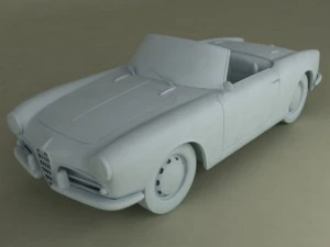 alfa romeo giulietta spider 3D Model