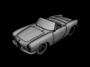 alfa romeo giulietta spider 3D Модель