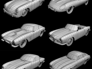 classic cars collection pt1 3D 모델