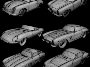 classic cars collection pt1 3D 모델