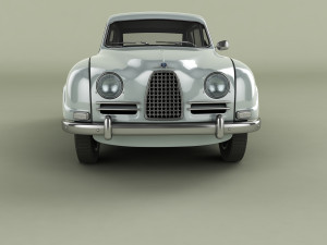 saab 95 van Model 3D