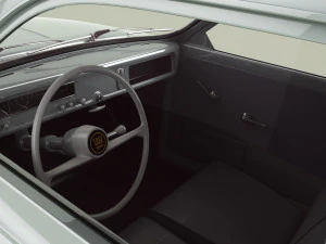 saab 95 van 3D Model