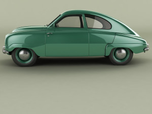 saab 92 3D Model