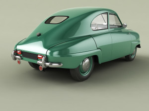 saab 92 3D Model