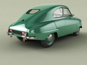 saab 92 3D Model