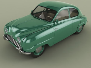 saab 92 3D Model
