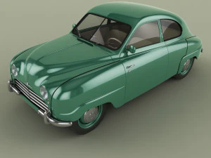 saab 92 3D Model