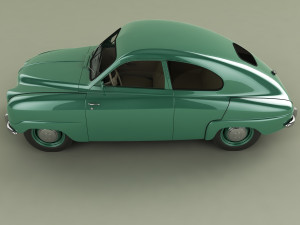 saab 92 3D Model