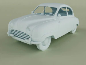 saab 92 3D Model