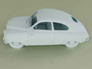 saab 92 3D Model